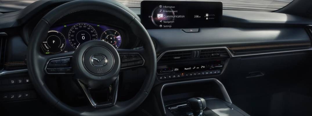 interior of Mazda vehicle